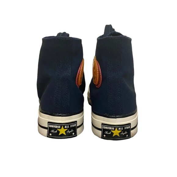Converse Chuck 70 Heart Of The City Hi-Top Sneakers in Navy Blue Size 6 - Picture 5 of 8